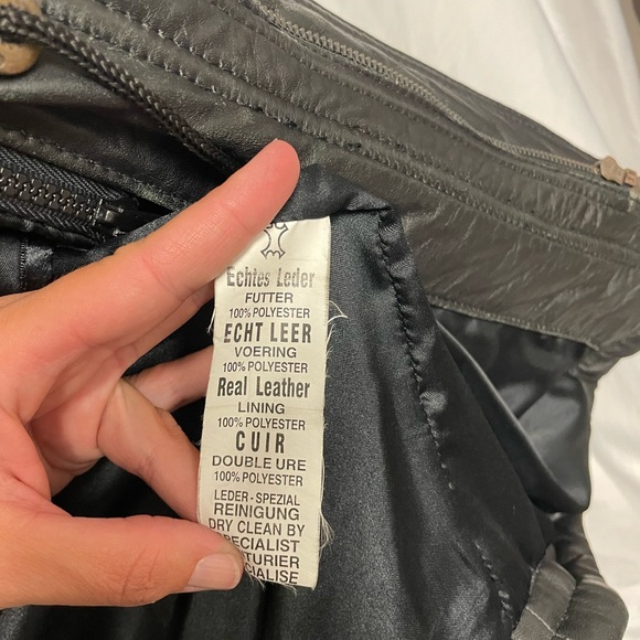 Men's vintage leather jacket! - Picture 3 of 5